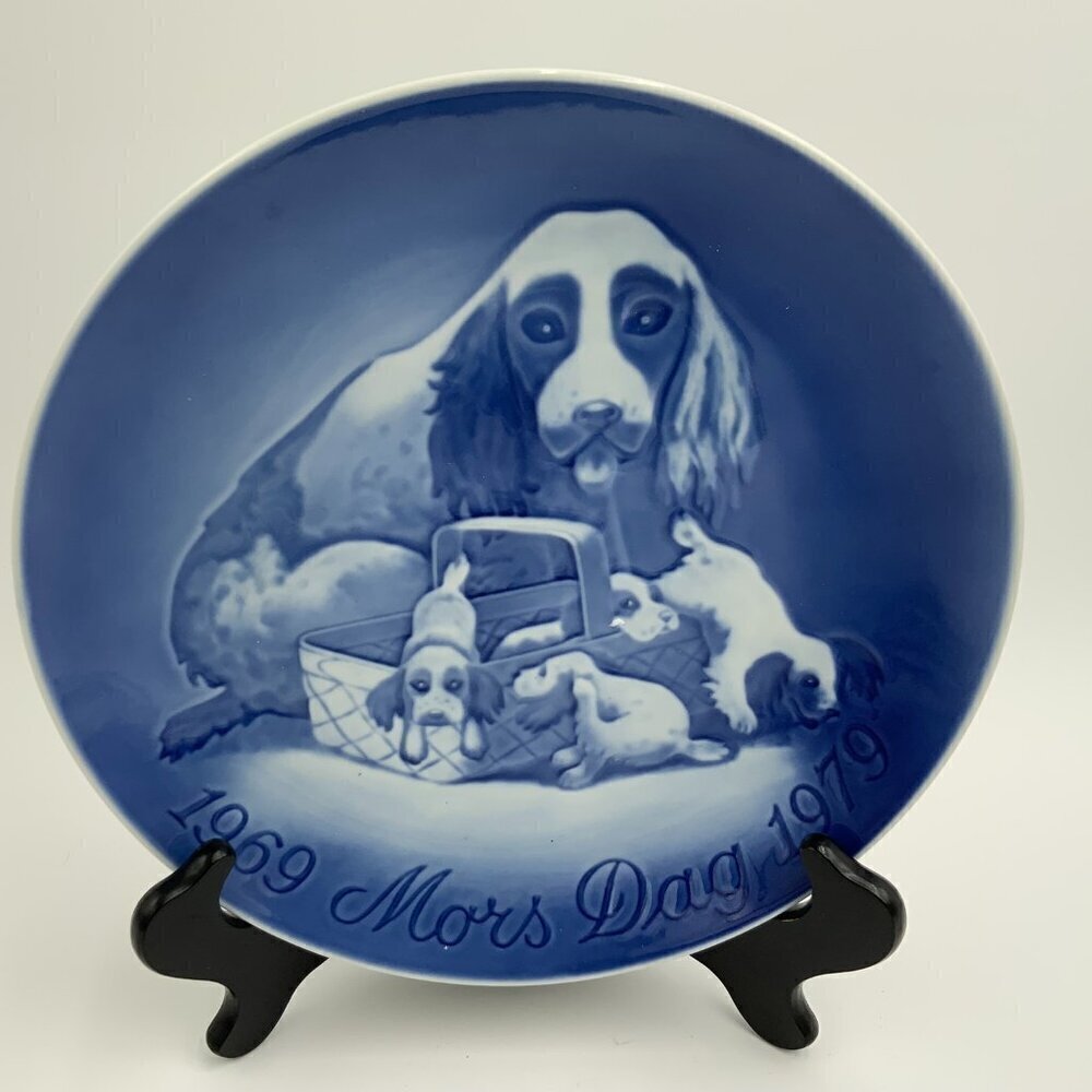 Mors Dag 1969-1979 9" Plate, B & G/Bing & Grondahl, Denmark (Used/EUC)